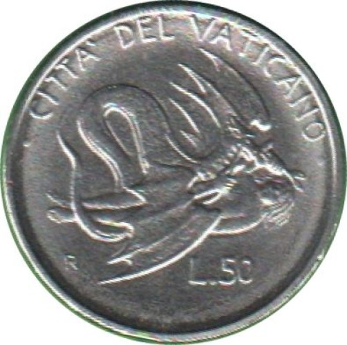 50 lire - Vatican