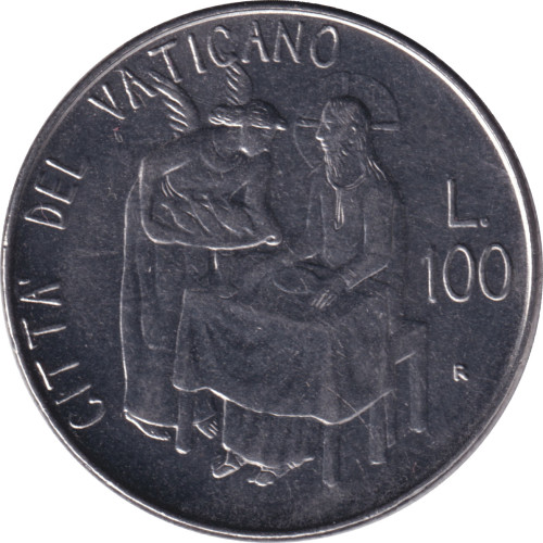 100 lire - Vatican