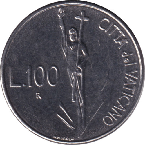 100 lire - Vatican