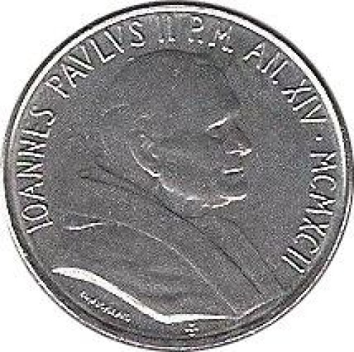 100 lire - Vatican