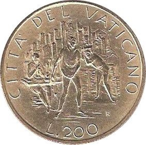 200 lire - Vatican