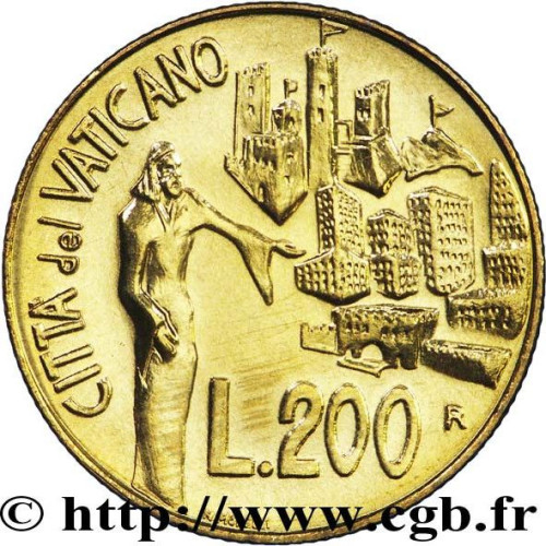 200 lire - Vatican