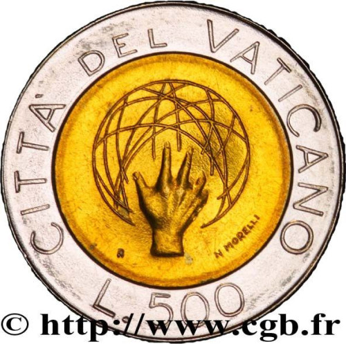 500 lire - Vatican