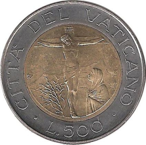 500 lire - Vatican