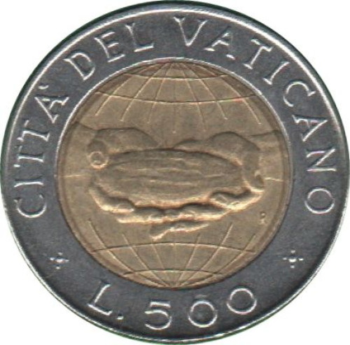 500 lire - Vatican