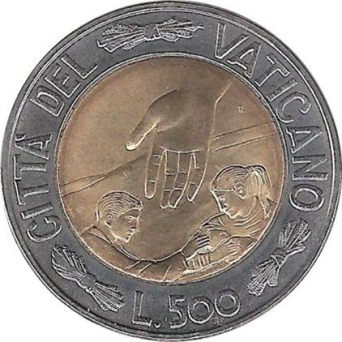 500 lire - Vatican