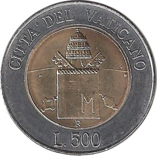 500 lire - Vatican