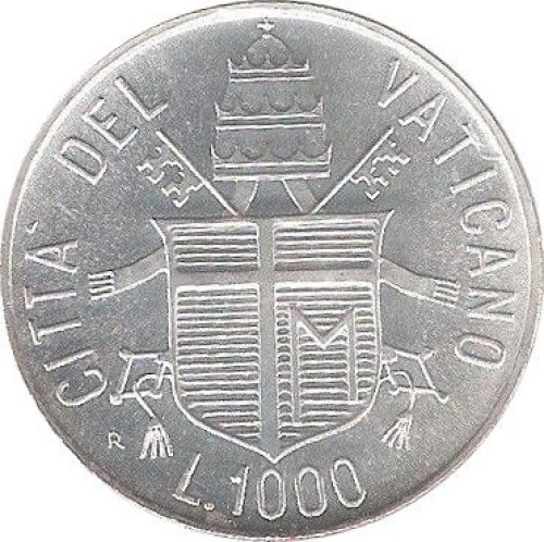 1000 lire - Vatican