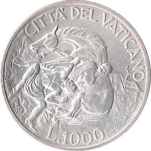 1000 lire - Vatican