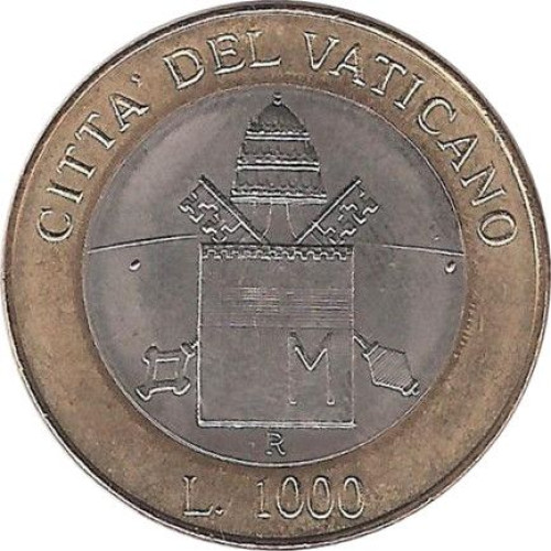 1000 lire - Vatican