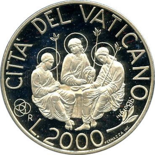 2000 lire - Vatican