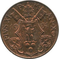 5 centesimi - Vatican