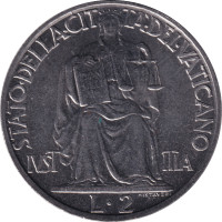 2 lire - Vatican