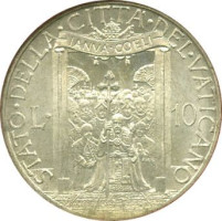 10 lire - Vatican