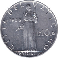 10 lire - Vatican