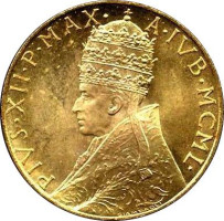 100 lire - Vatican