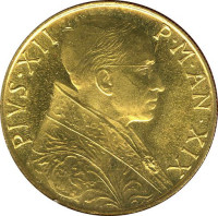 100 lire - Vatican