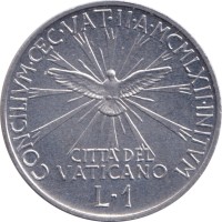 1 lira - Vatican
