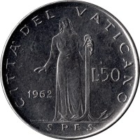50 lire - Vatican