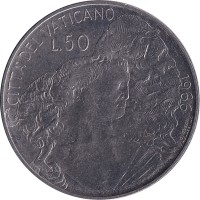 50 lire - Vatican