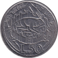 50 lire - Vatican