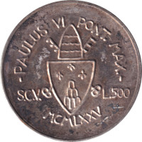 500 lire - Vatican