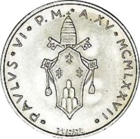 500 lire - Vatican