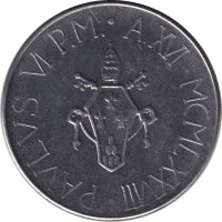 100 lire - Vatican