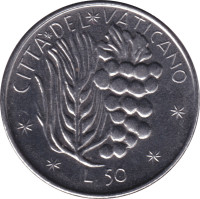 50 lire - Vatican