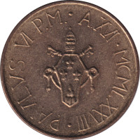 20 lire - Vatican