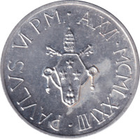 5 lire - Vatican