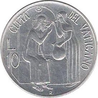 10 lire - Vatican