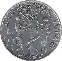 10 lire - Vatican