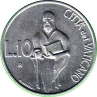 10 lire - Vatican