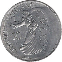 10 lire - Vatican