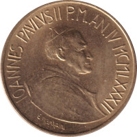 20 lire - Vatican