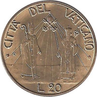 20 lire - Vatican