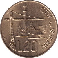 20 lire - Vatican