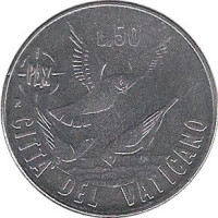 50 lire - Vatican