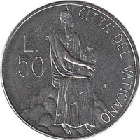 50 lire - Vatican