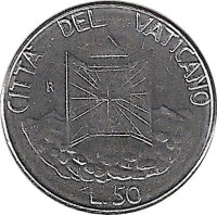 50 lire - Vatican