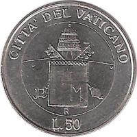 50 lire - Vatican