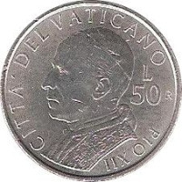 50 lire - Vatican