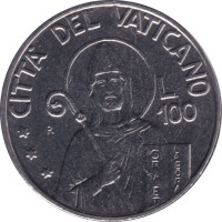 100 lire - Vatican