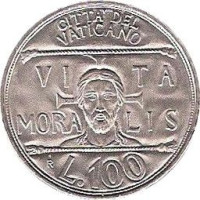 100 lire - Vatican