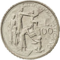 100 lire - Vatican