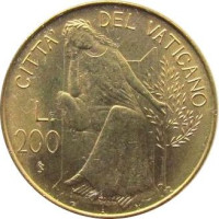 200 lire - Vatican