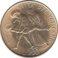 200 lire - Vatican