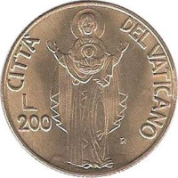 200 lire - Vatican