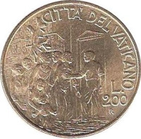 200 lire - Vatican